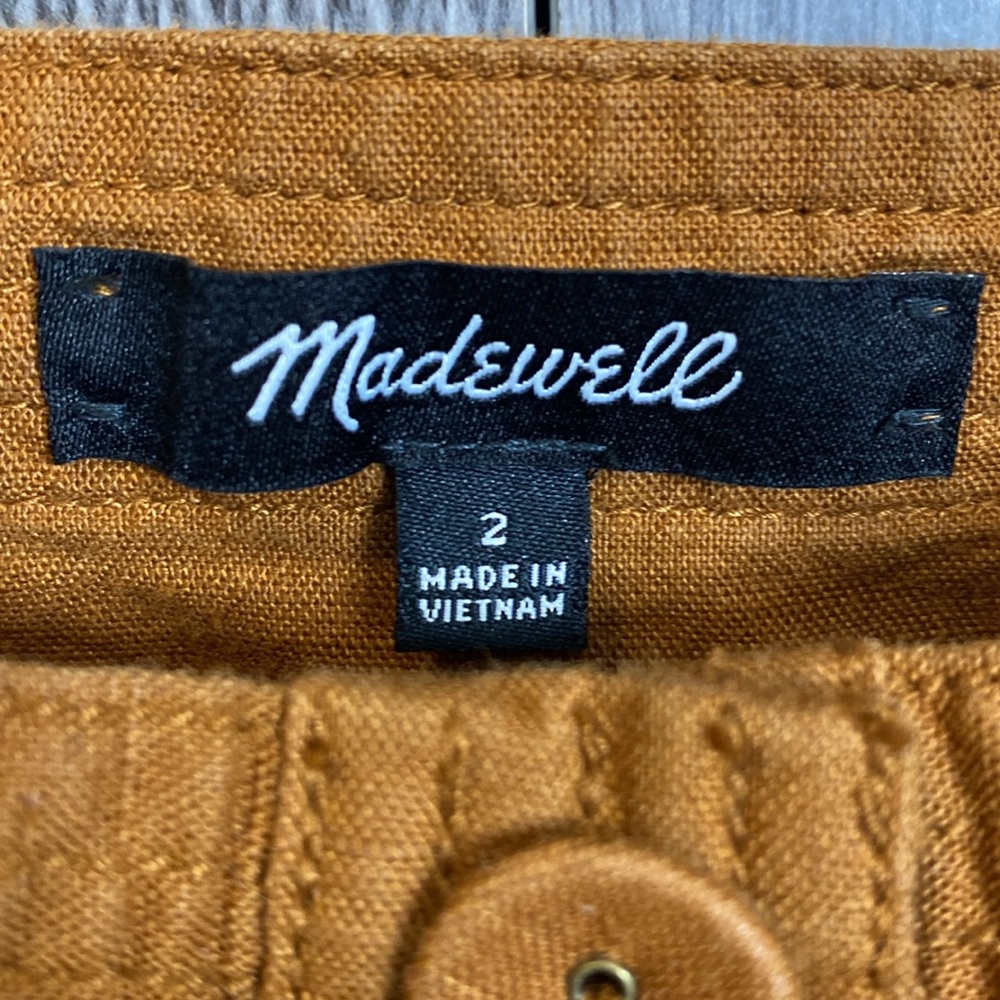 Madewell Seamed Puff-Sleeve Midi Dress - Picture 4 of 8